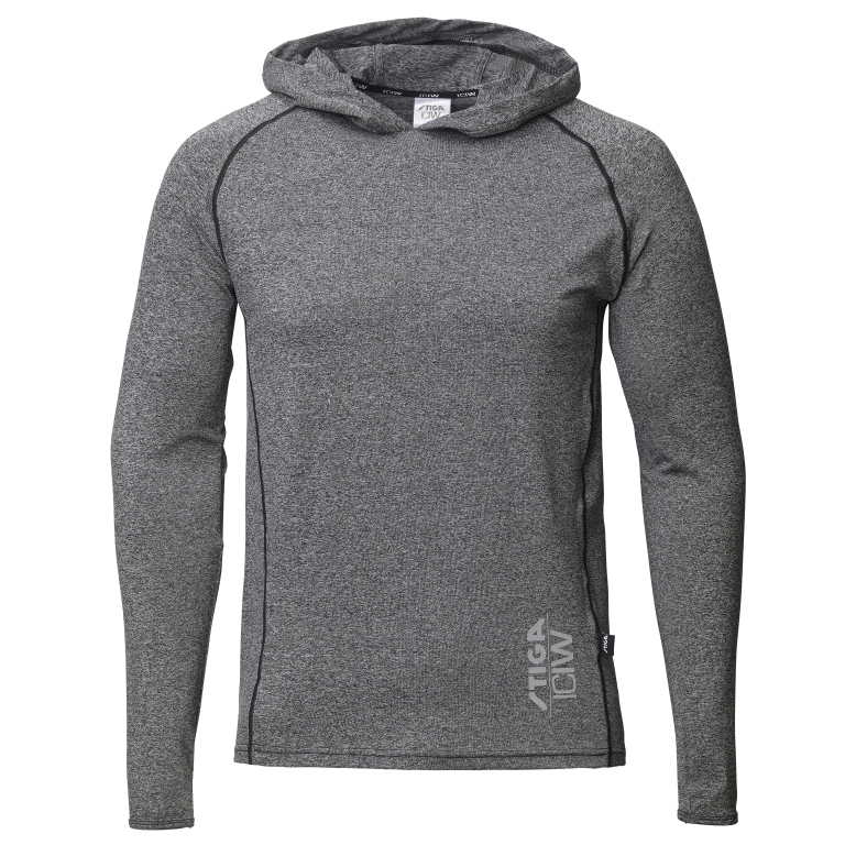 Stiga Hoodshirt Ambition grau