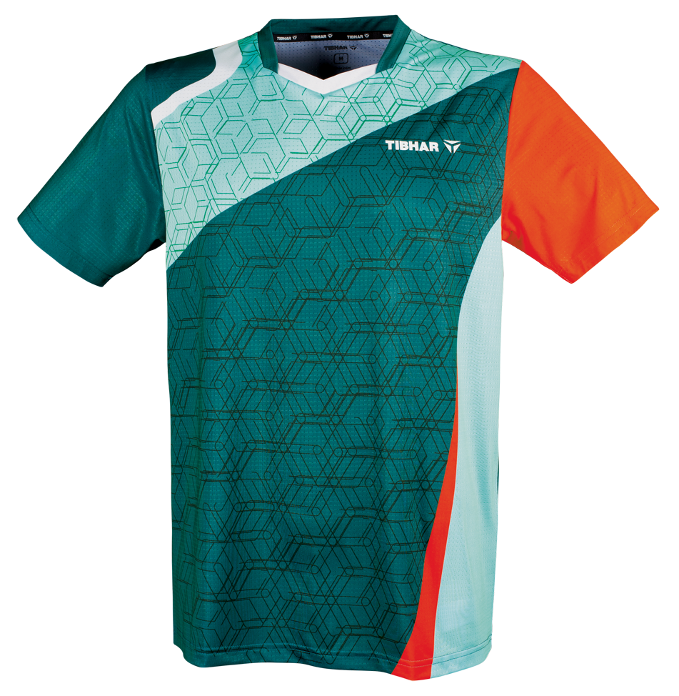 Tibhar TT-Shirt Sol petrol/orange