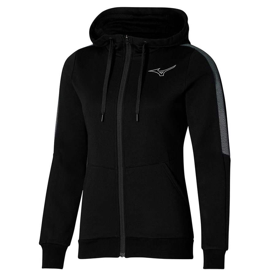Mizuno Release Sweat Jacket schwarz