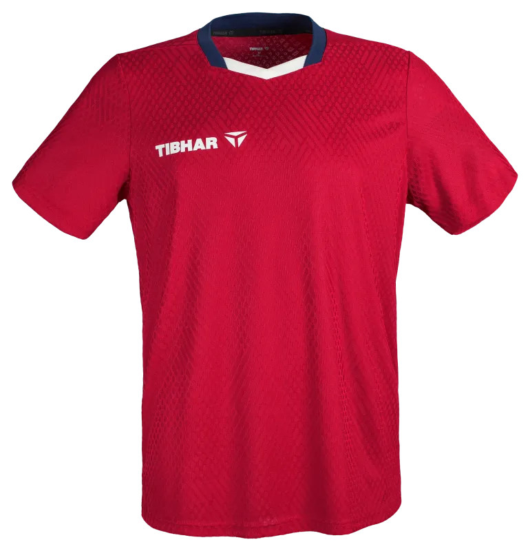 Tibhar Hemd Osmium France rot