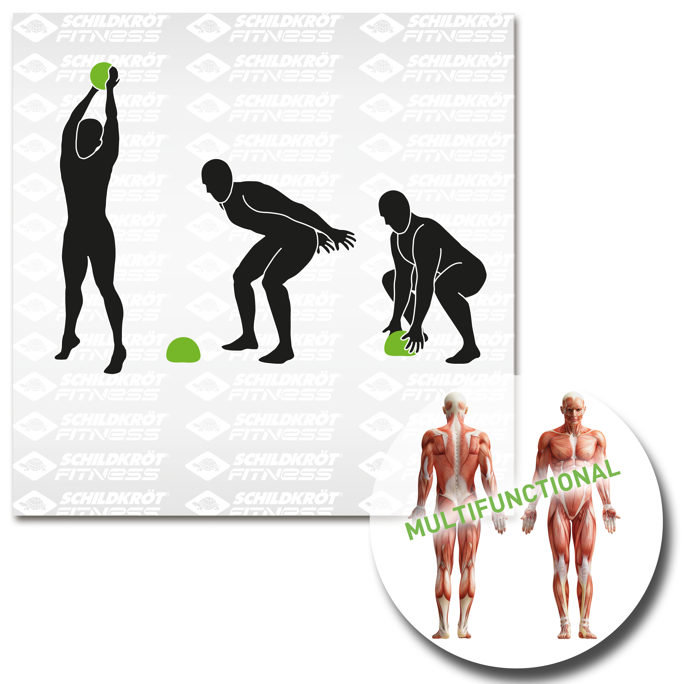 Donic/Schildkröt Slamball 3,0 kg, Schwarz