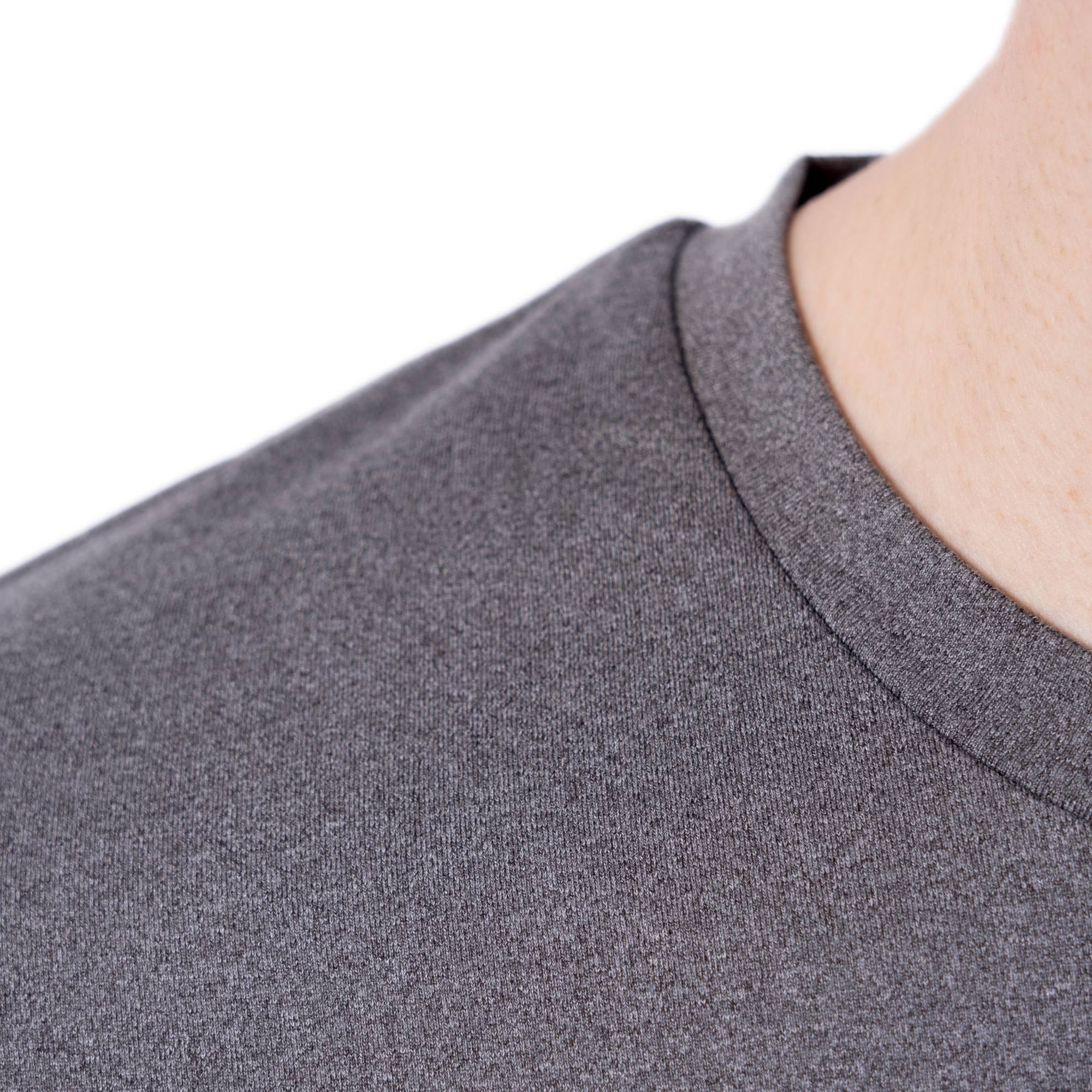 andro Longsleeve Ivers grau/schwarz