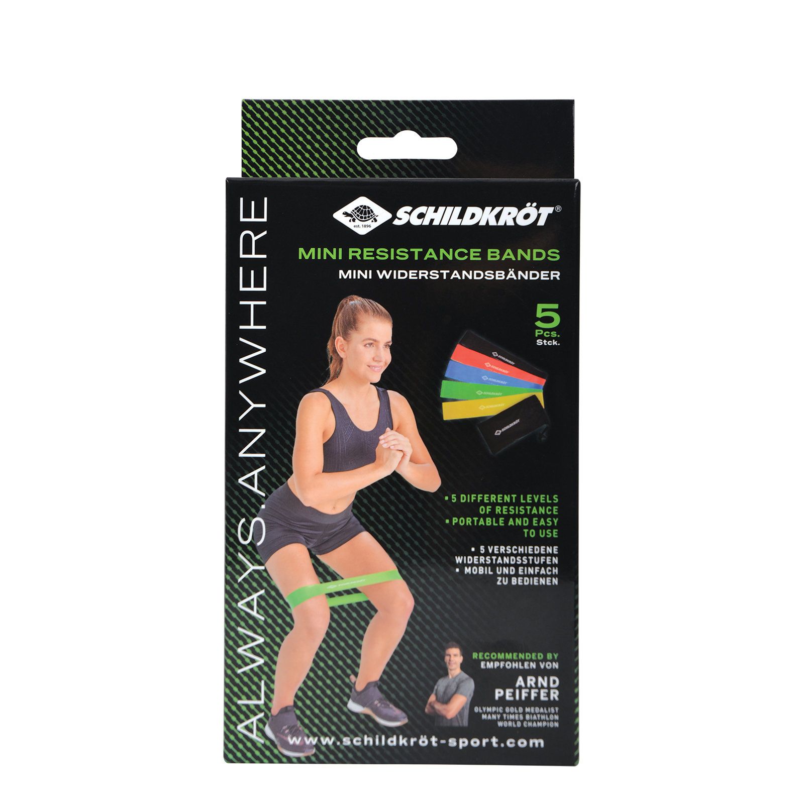 Donic/Schildkröt Mini Resistance Bands (5er Set)