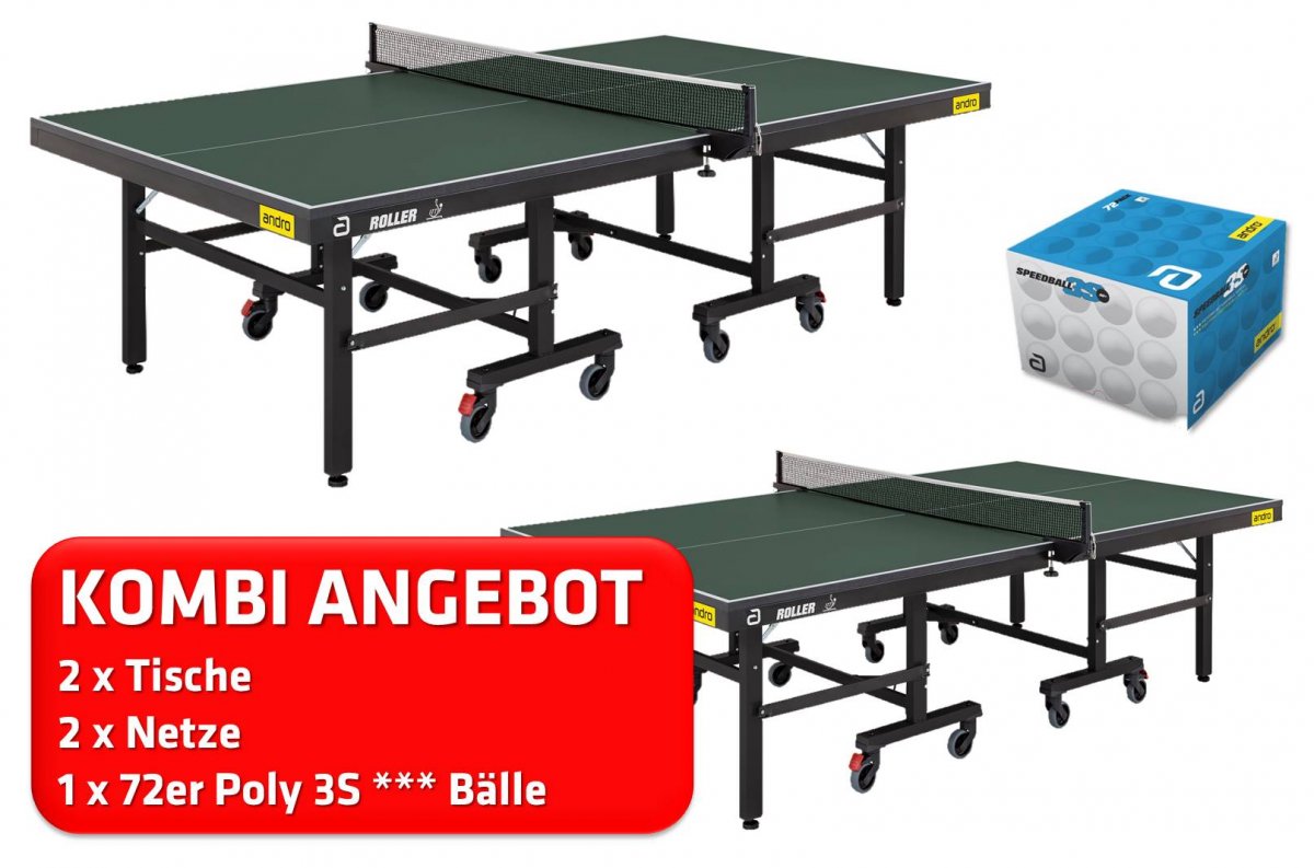 2er Kombi andro Roller inkl. Netz Niveau