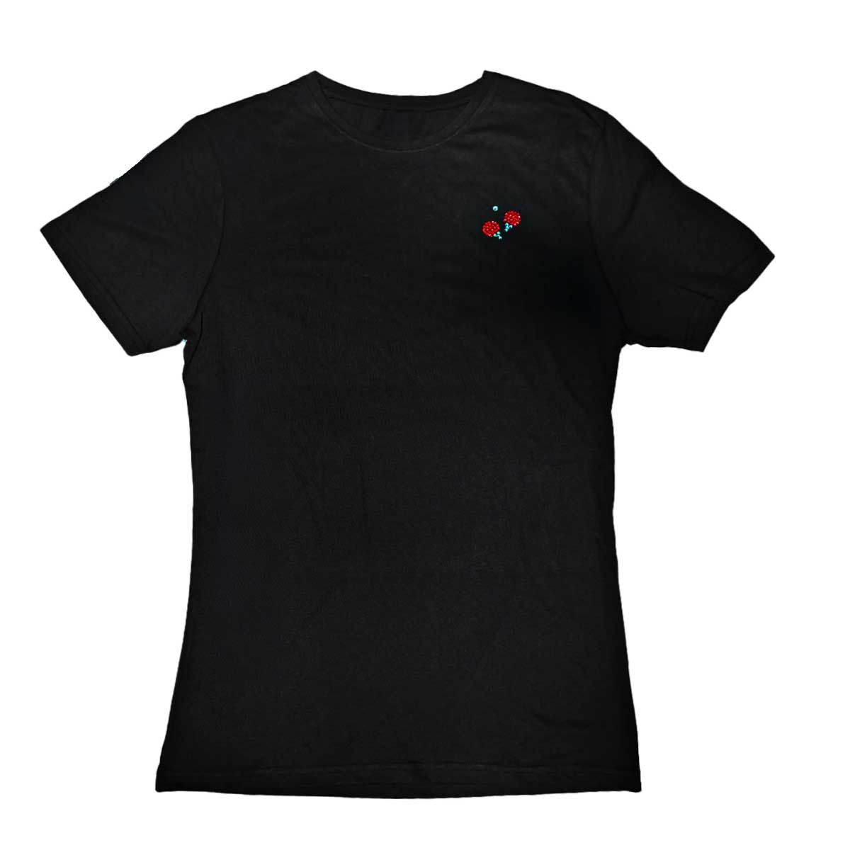 T-Shirt Table Tennis "two Rackets" Strass Lady