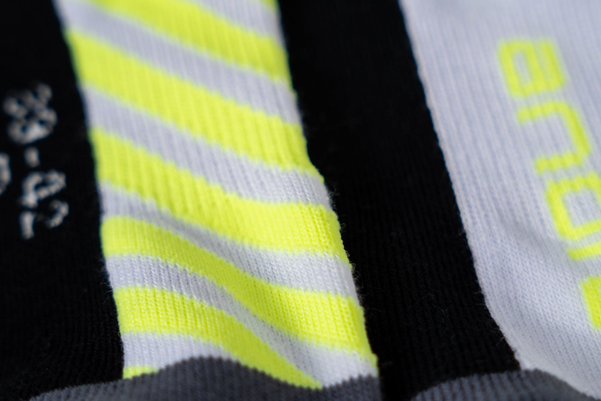andro Socke Pace 2.0 weiß/neon gelb