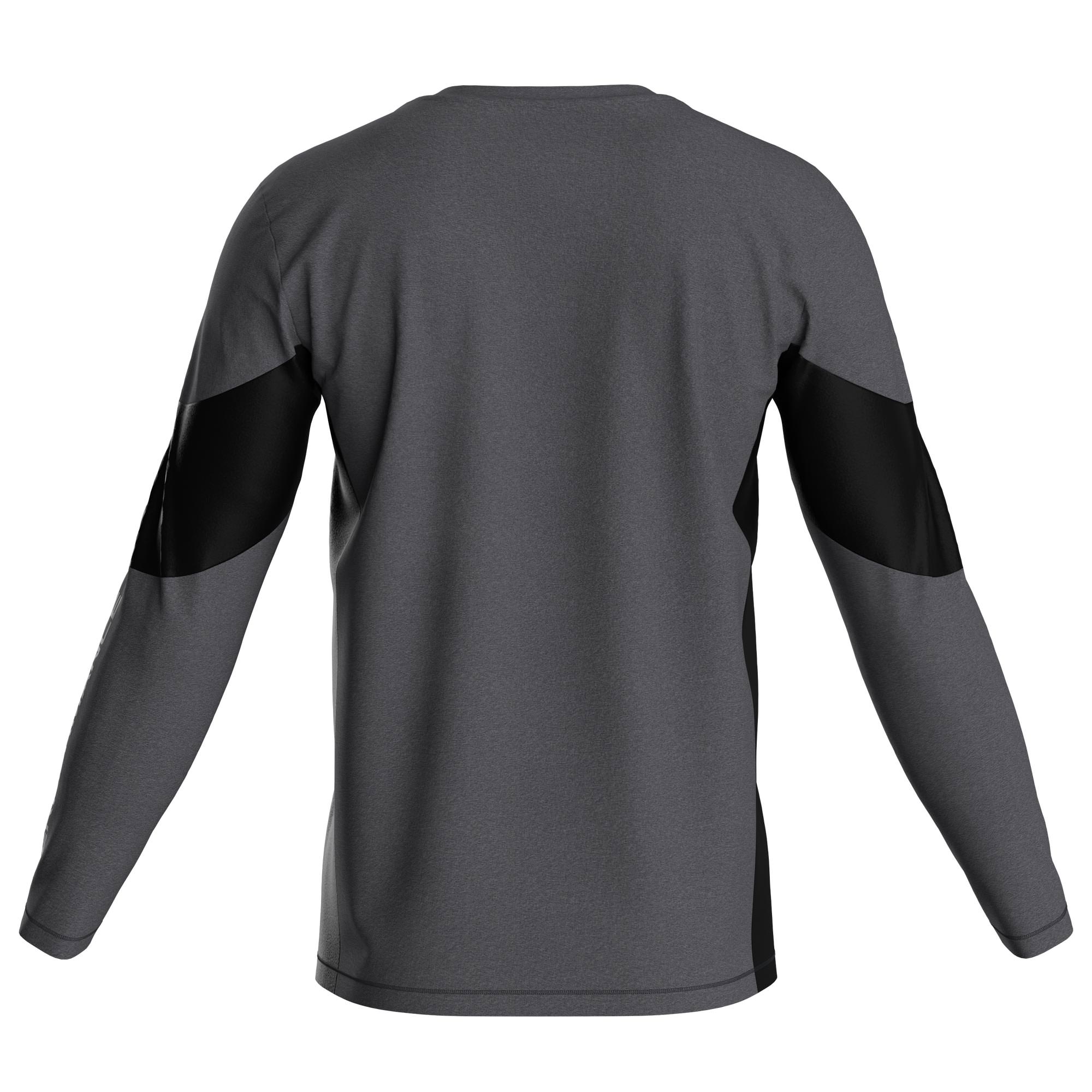 andro Longsleeve Ivers grau/schwarz