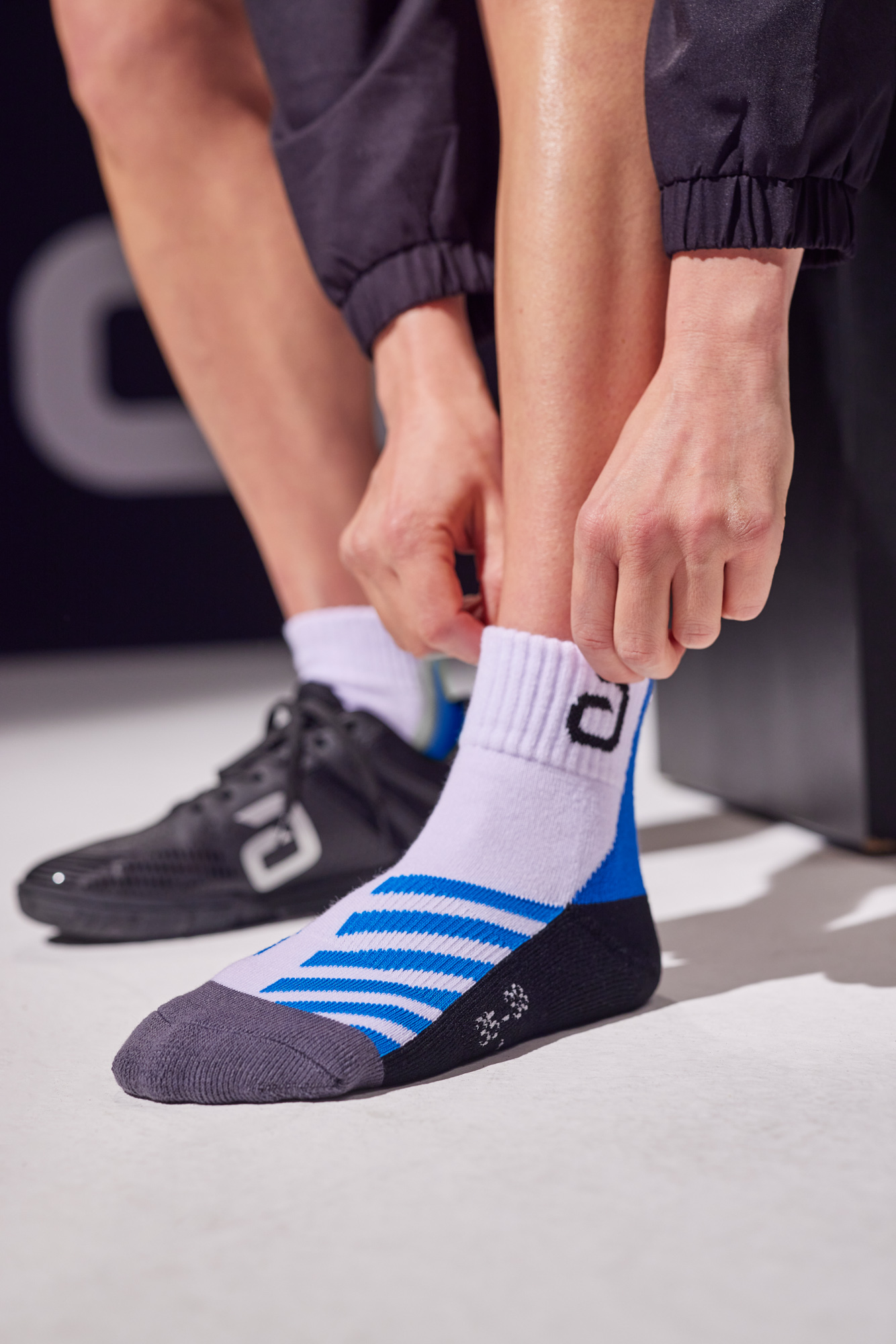 andro Socke Pace 2.0 weiß/blau