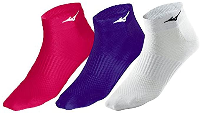 mizuno Socke Training Mid 3p weiss/flieder/cayenne