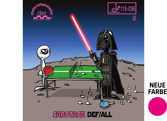 Der Materialspezialist Belag Sabotage DEF/ALL