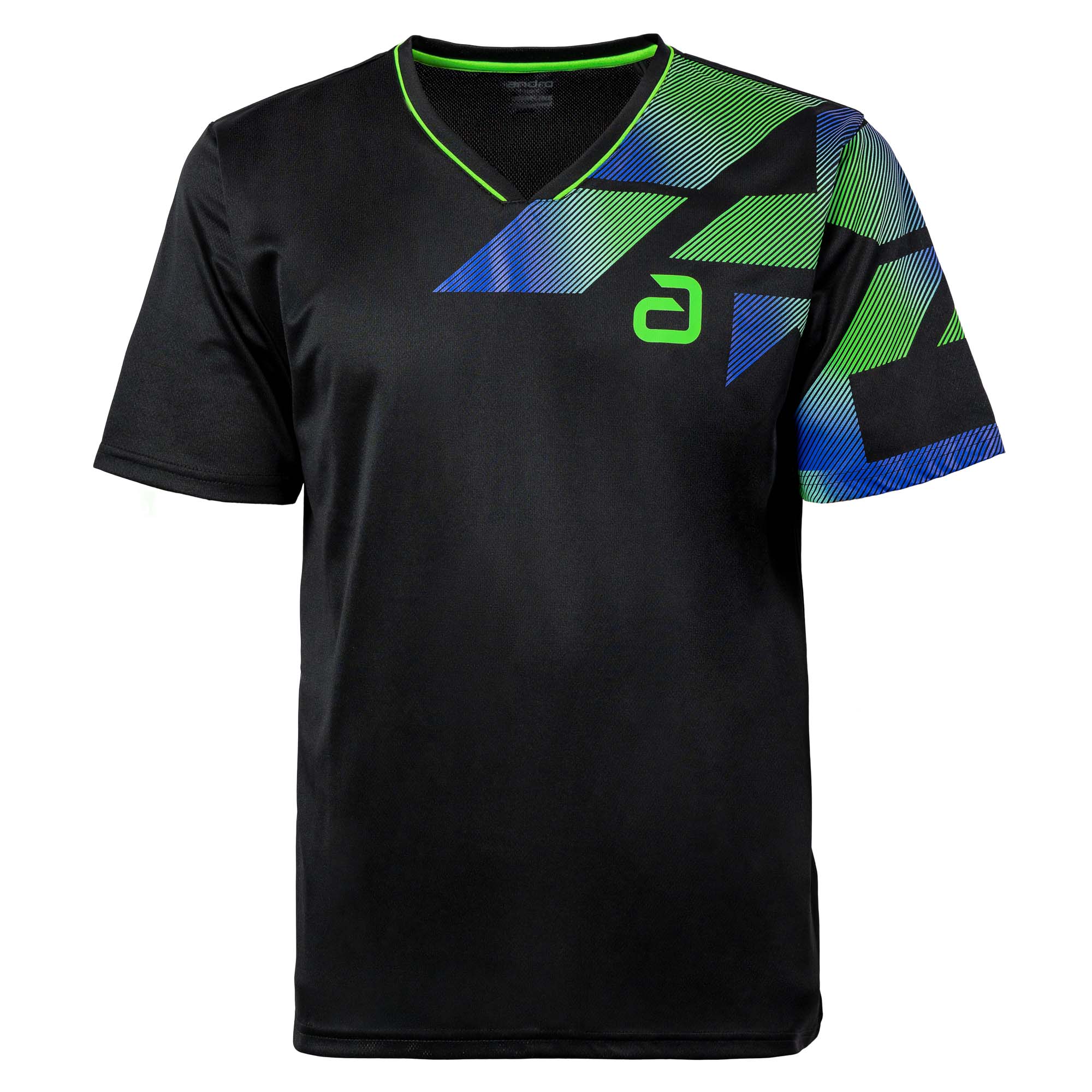 andro Shirt Benzon schwarz/grün