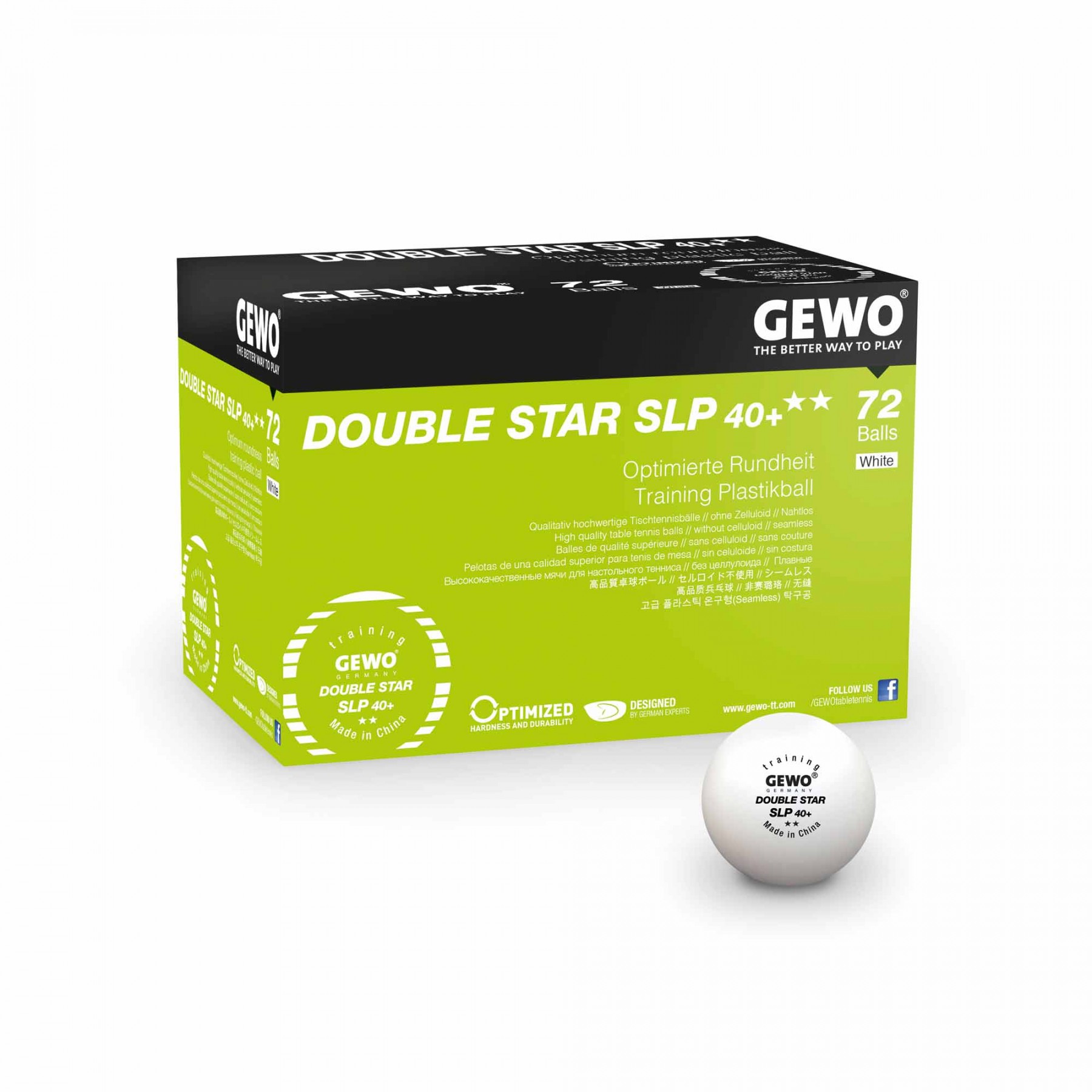 GEWO Ball Double Star SLP40+72er