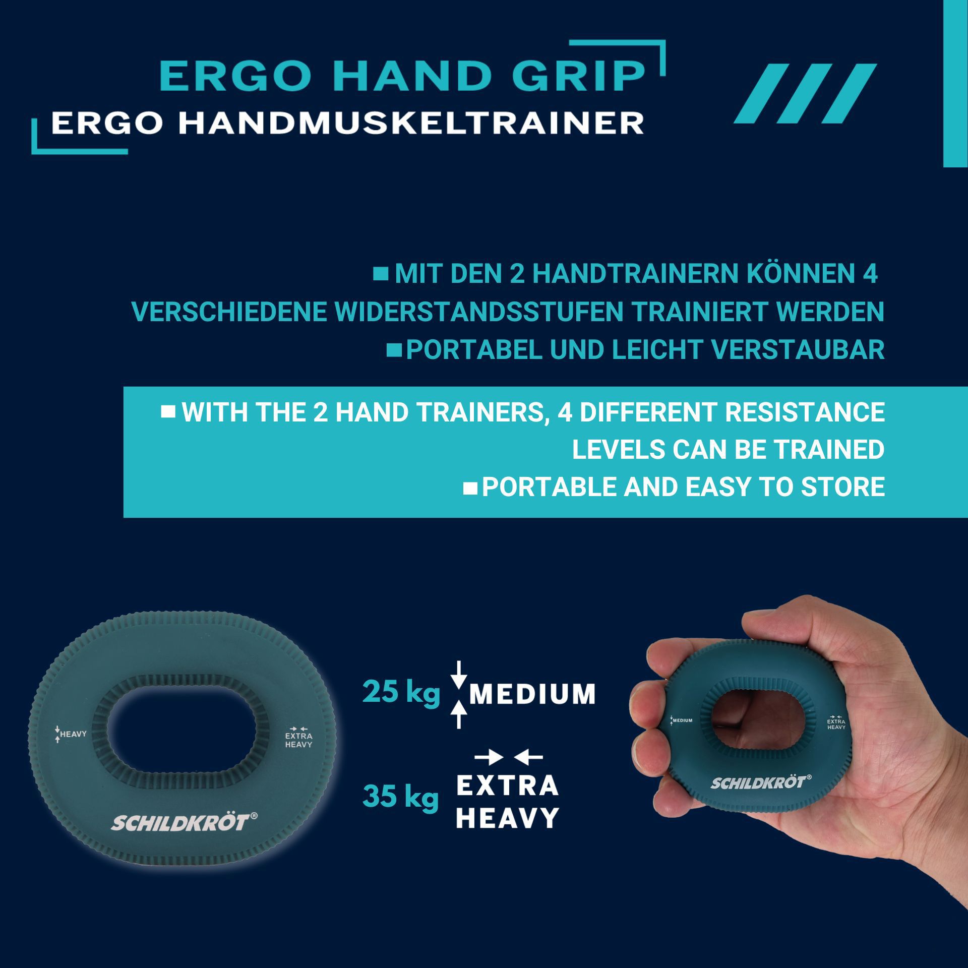 Donic/Schildkröt Ergo Handmuskeltrainer