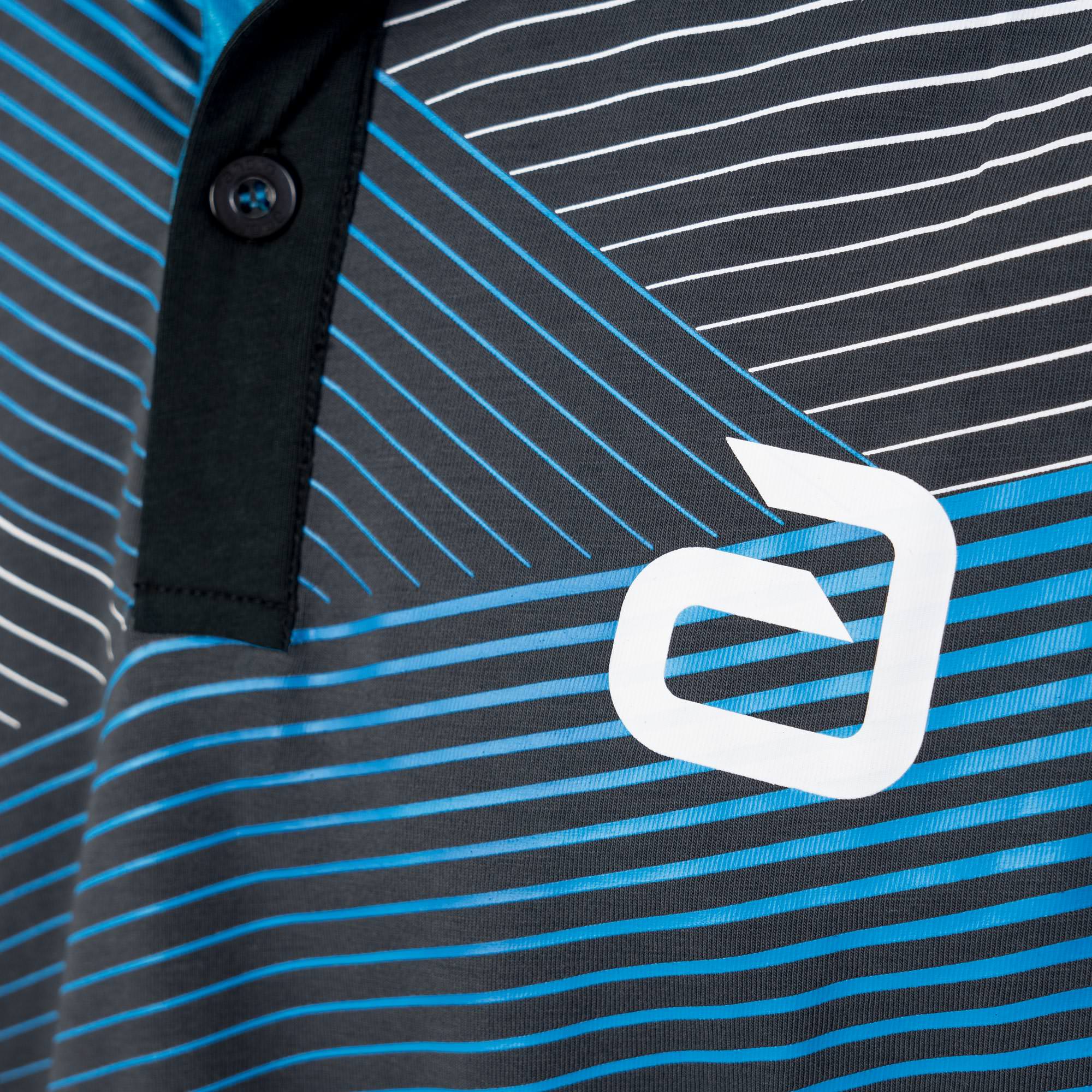 andro Shirt Avos Baumwolle grau/blau